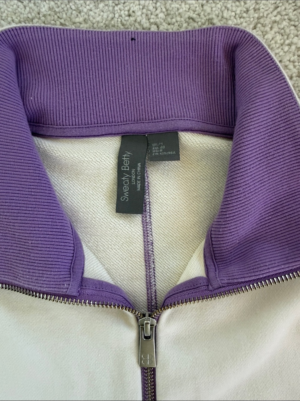 Sweaty Betty- size M cropped pullover - Picture 3 of 5